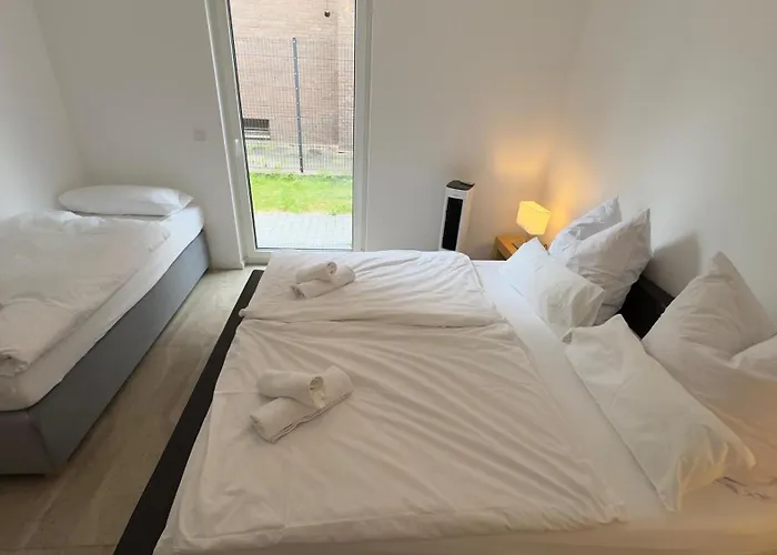 Luxurioese Wohlfuehloase Im Neusser Stadionviertel - Blnm 아파트 노이스